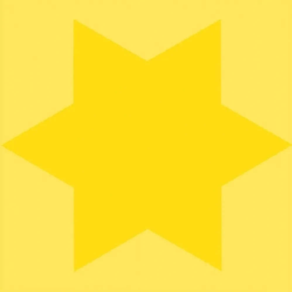 Sérigraphie Mosset - Etoile jaune