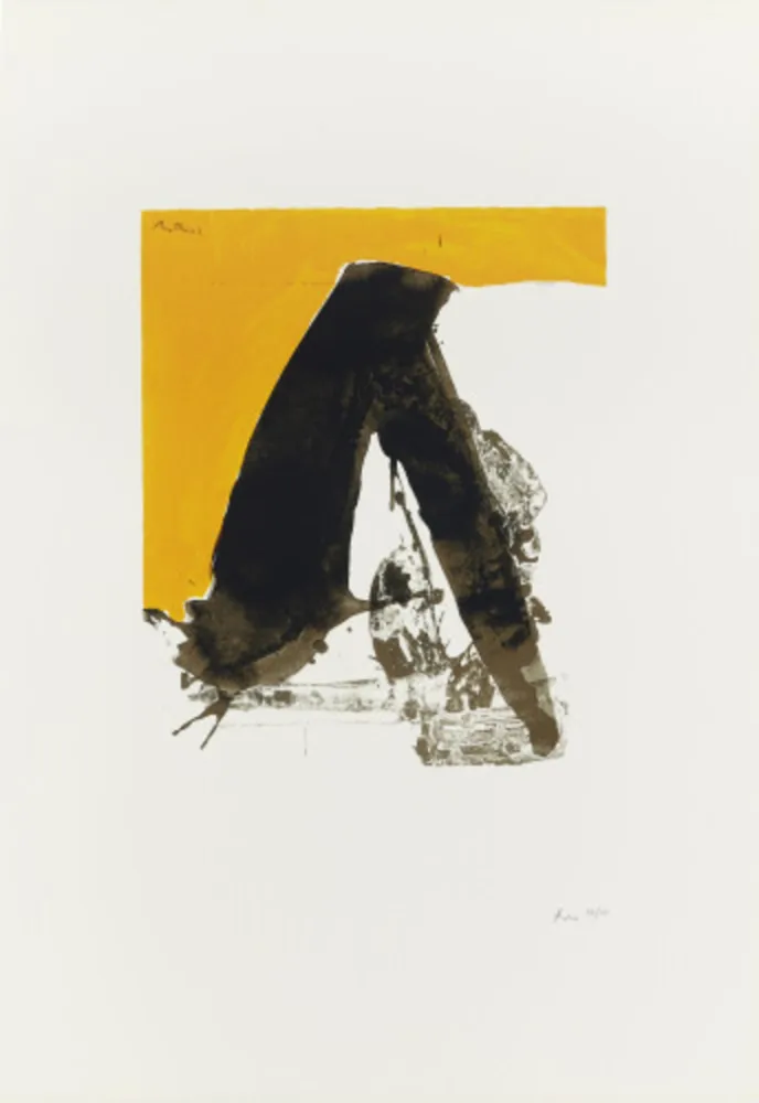 Sérigraphie Motherwell - Untitled 1 from The Basque Suite