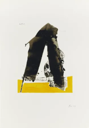 Sérigraphie Motherwell - Untitled 10 from The Basque Suite