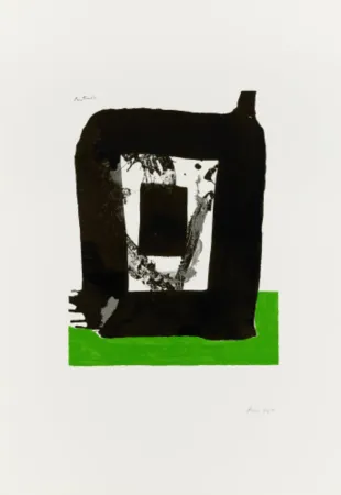 Sérigraphie Motherwell - Untitled 3 from The Basque Suite