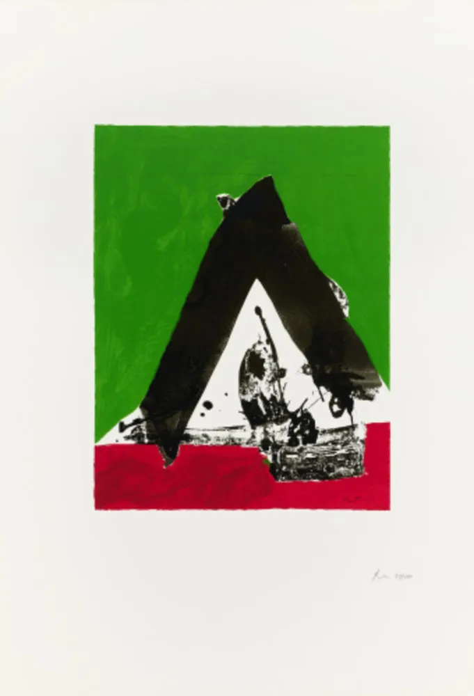Sérigraphie Motherwell - Untitled 5 from The Basque Suite