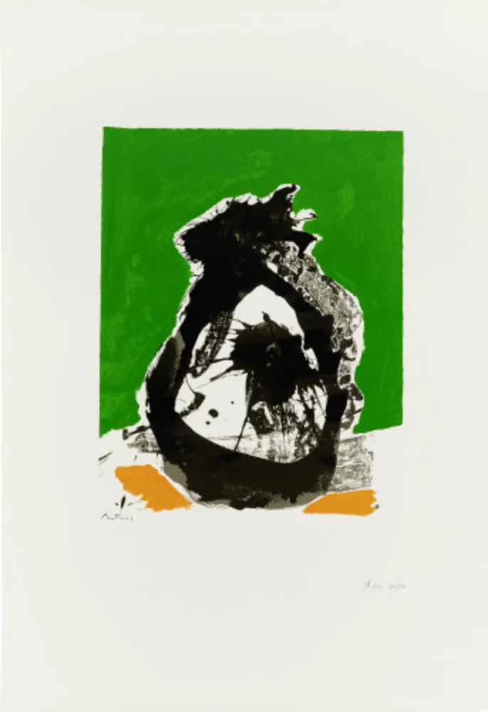 Sérigraphie Motherwell - Untitled 6 from The Basque Suite,
