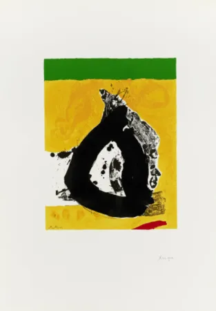 Sérigraphie Motherwell - Untitled 9 from The Basque Suite