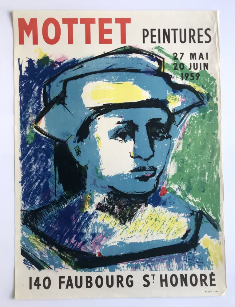 Affiche Mottet -  Peintures / 140, Faubourg St Honoré