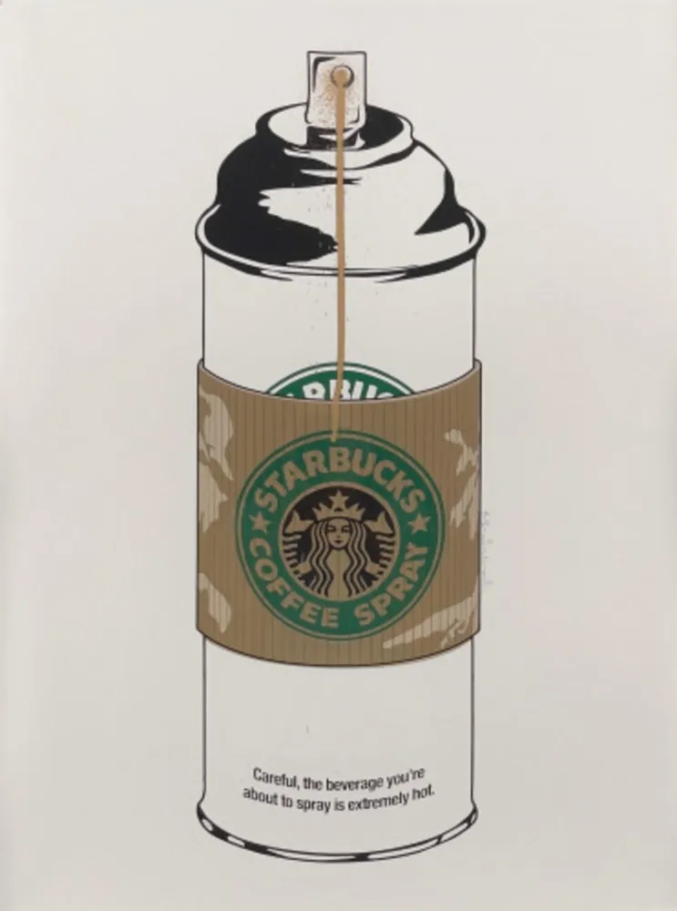 Multiple Mr Brainwash - Starbucks Coffee Spray