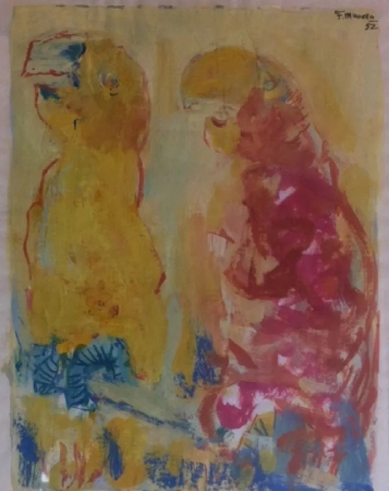 Aucune Technique Mualla - Couple de perroquets