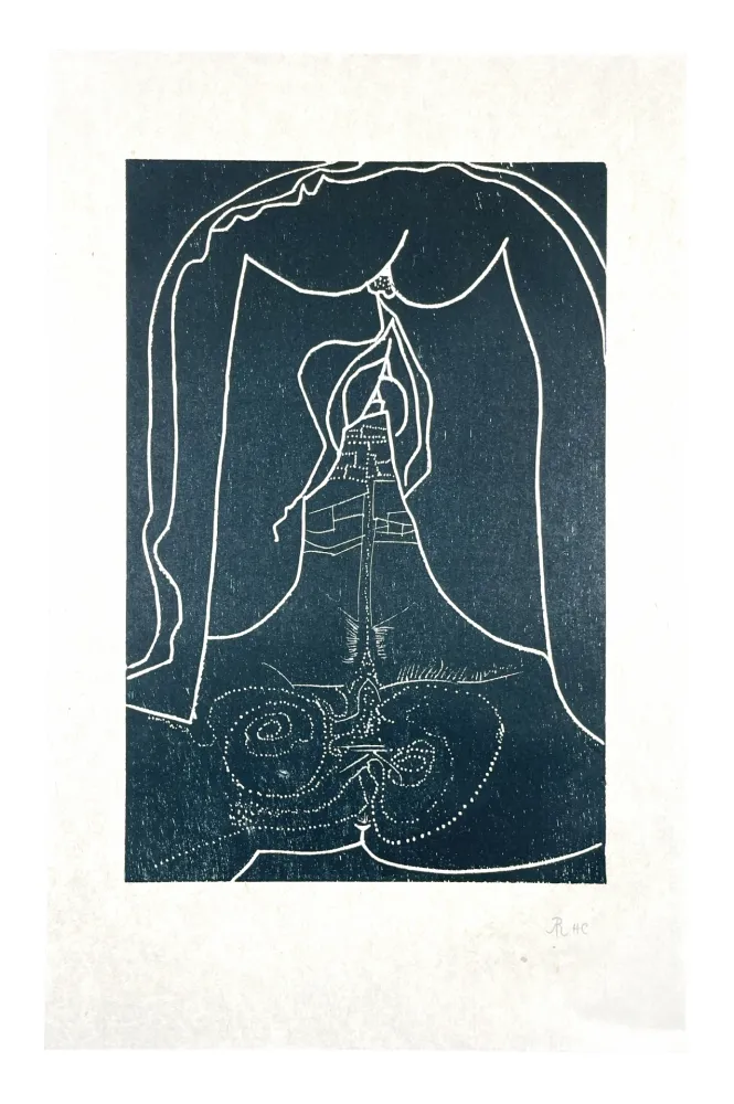 Gravure Sur Bois Müller - 13 FOIS ELLE ET MOI - BORNE