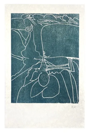 Gravure Sur Bois Müller - 13 FOIS ELLE ET MOI - LANGUE