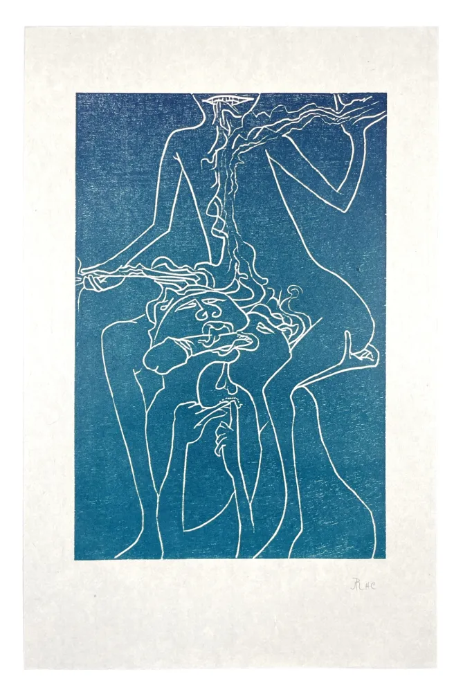 Gravure Sur Bois Müller - 13 FOIS ELLE ET MOI - SOEURS