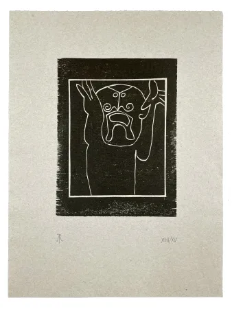 Gravure Sur Bois Müller - CRIEUR