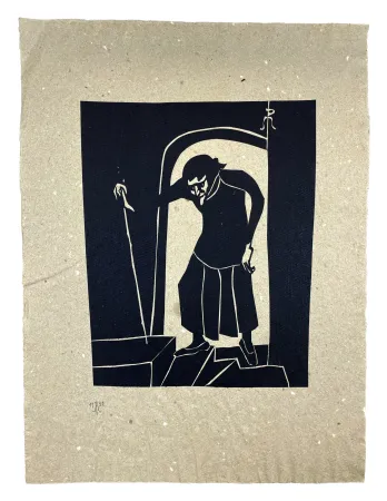 Gravure Sur Bois Müller - ELENI