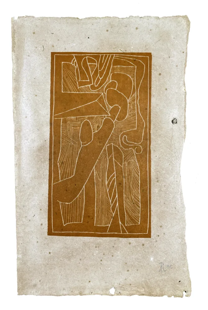 Gravure Sur Bois Müller - FUNGHI (ESQUISSE XX)