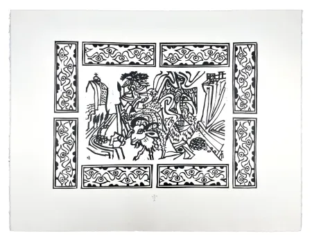 Gravure Sur Bois Müller - KATEIKA