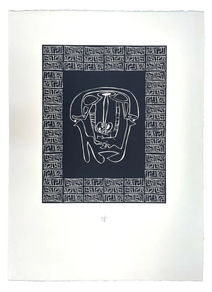 Gravure Sur Bois Müller - KEFALI (b)