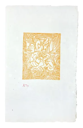 Gravure Sur Bois Müller - LES MORILLES (ESQUISSE XVIII)