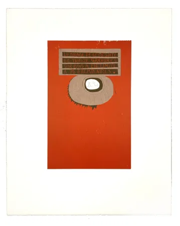 Gravure Sur Bois Müller - LIGNES MALIGNES - COLOPHON