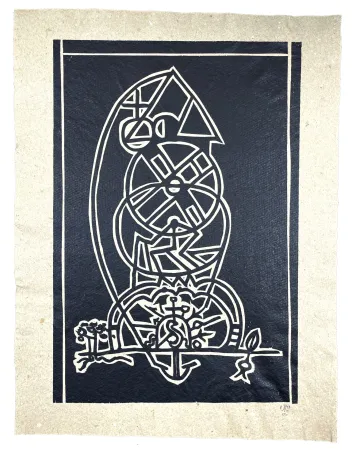 Gravure Sur Bois Müller - MILOS (a)