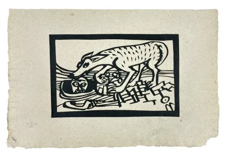 Gravure Sur Bois Müller - SKILIA IV