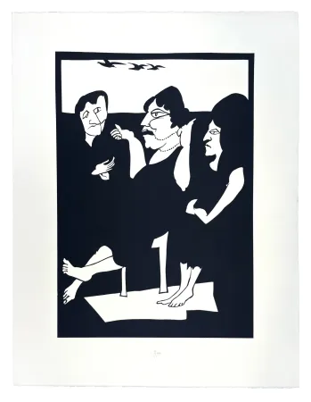 Gravure Sur Bois Müller - TROIS GRÂCES