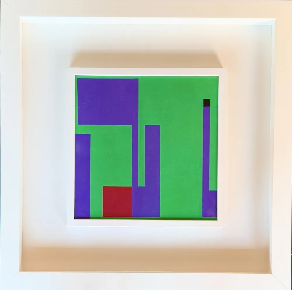 Aucune Technique Munari - Bruno Munari (1907-1998) - Oil on wood panel - 1951