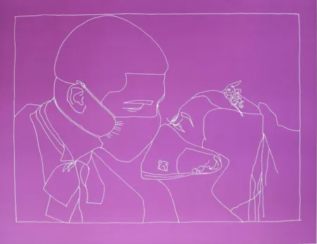 Lithographie Muntadas - Duo