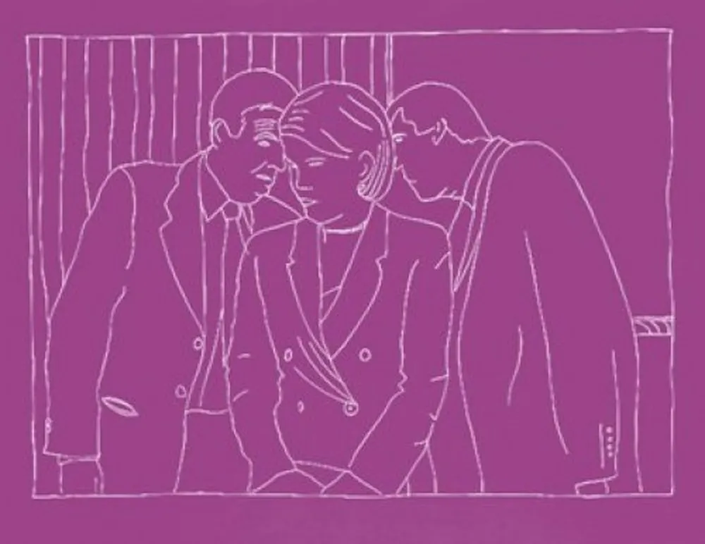 Lithographie Muntadas - Trio