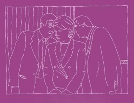 Lithographie Muntadas - Trio