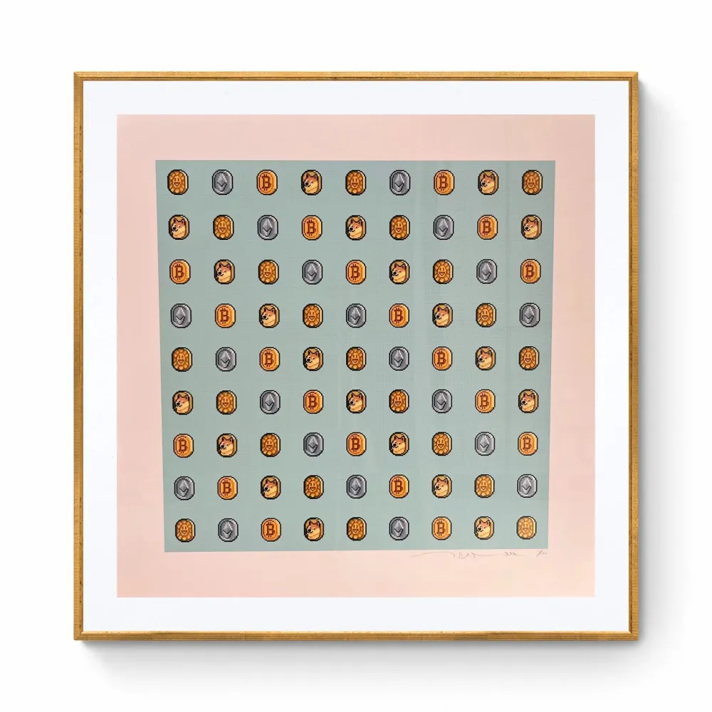 Sérigraphie Murakami - COIN and other Cryptocoins
