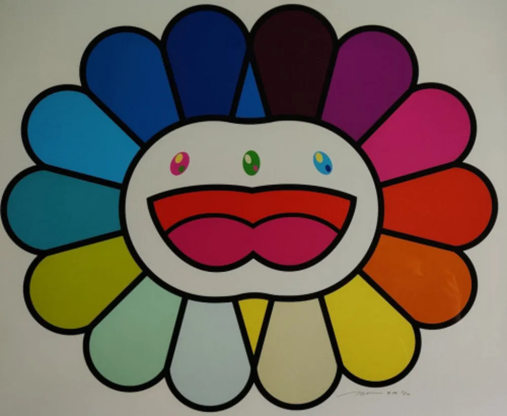 Multiple Murakami - Multicolor Double Face: White