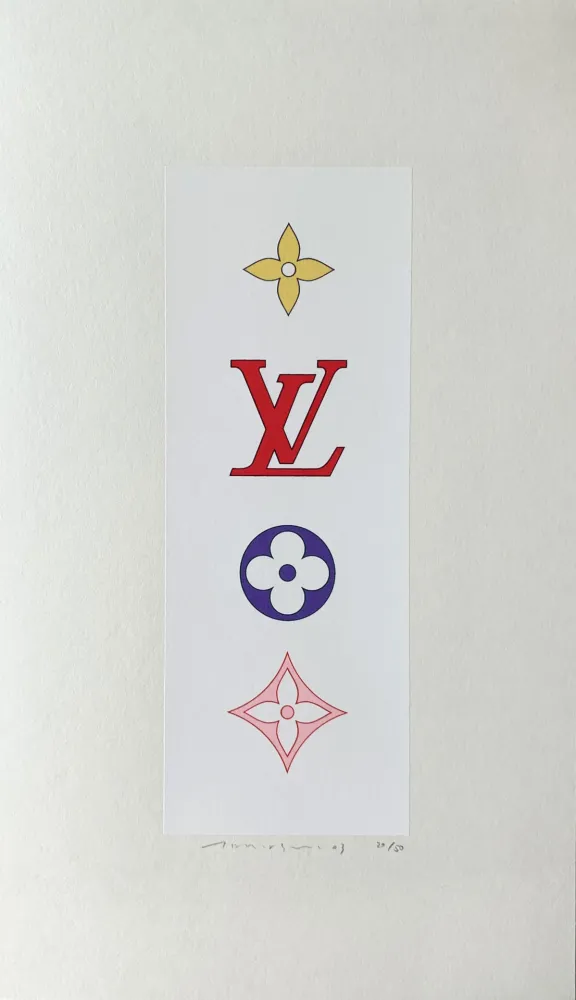 Sérigraphie Murakami - Superflat Colorful Monogram