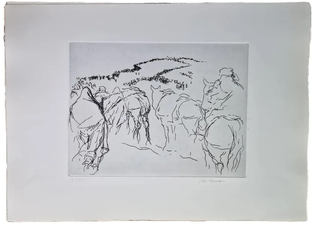 Eau-Forte Murer - Ghe rivarem a baita?