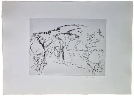 Eau-Forte Murer - Ghe rivarem a baita?