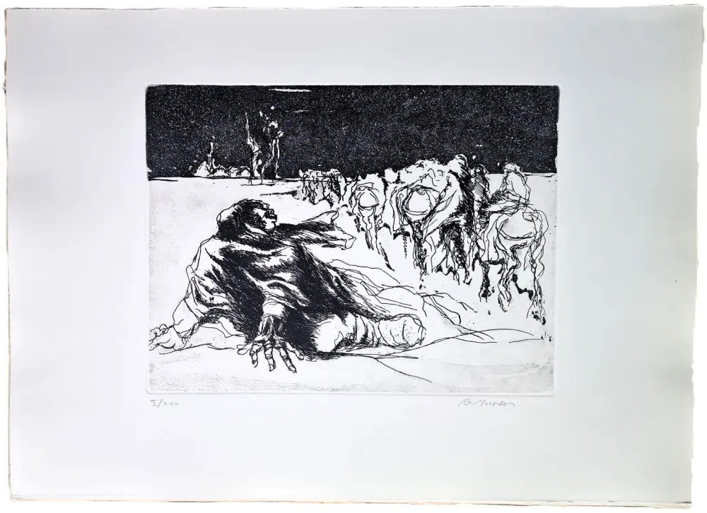 Eau-Forte Murer - Ghe rivarem a baita?