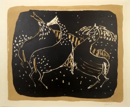 Lithographie Music - Cavallini