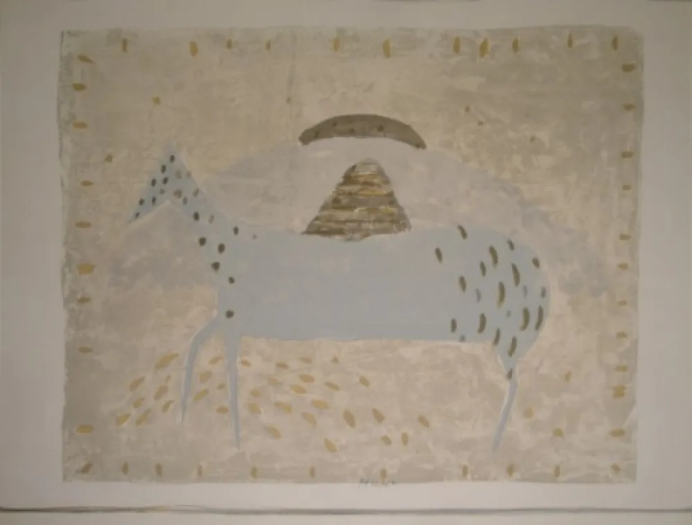 Lithographie Music - Cavallino Azzurro