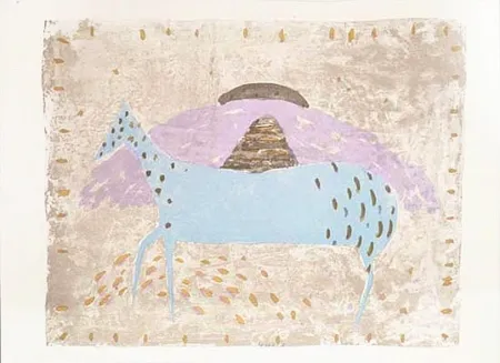 Lithographie Music - Cavallino azzurro