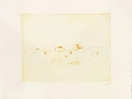 Gravure Music - Jardins déserts peut-être 