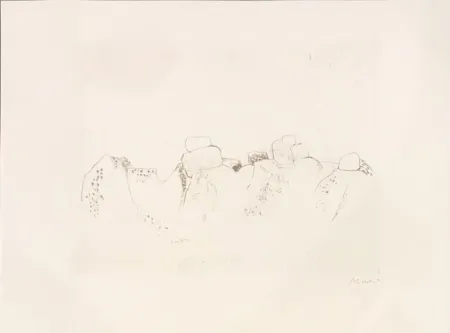 Gravure Music - Jardins déserts peut-être 