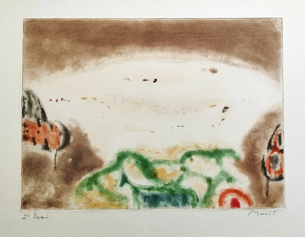 Eau-Forte Et Aquatinte Music - Motivo Carsico