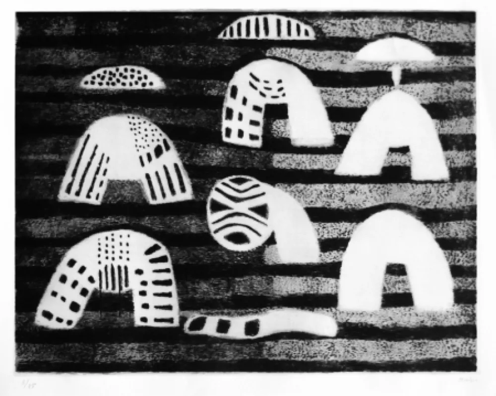 Gravure Music - Paysanne des iles