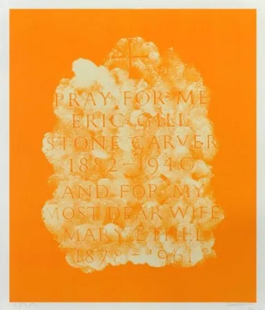 Lithographie Myles - A History of Type Design / Eric Gill, 1882-1940 (Speen, England)