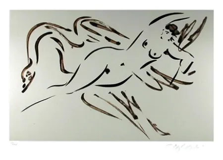 Gravure Nakian - Leda and the Swan - 2