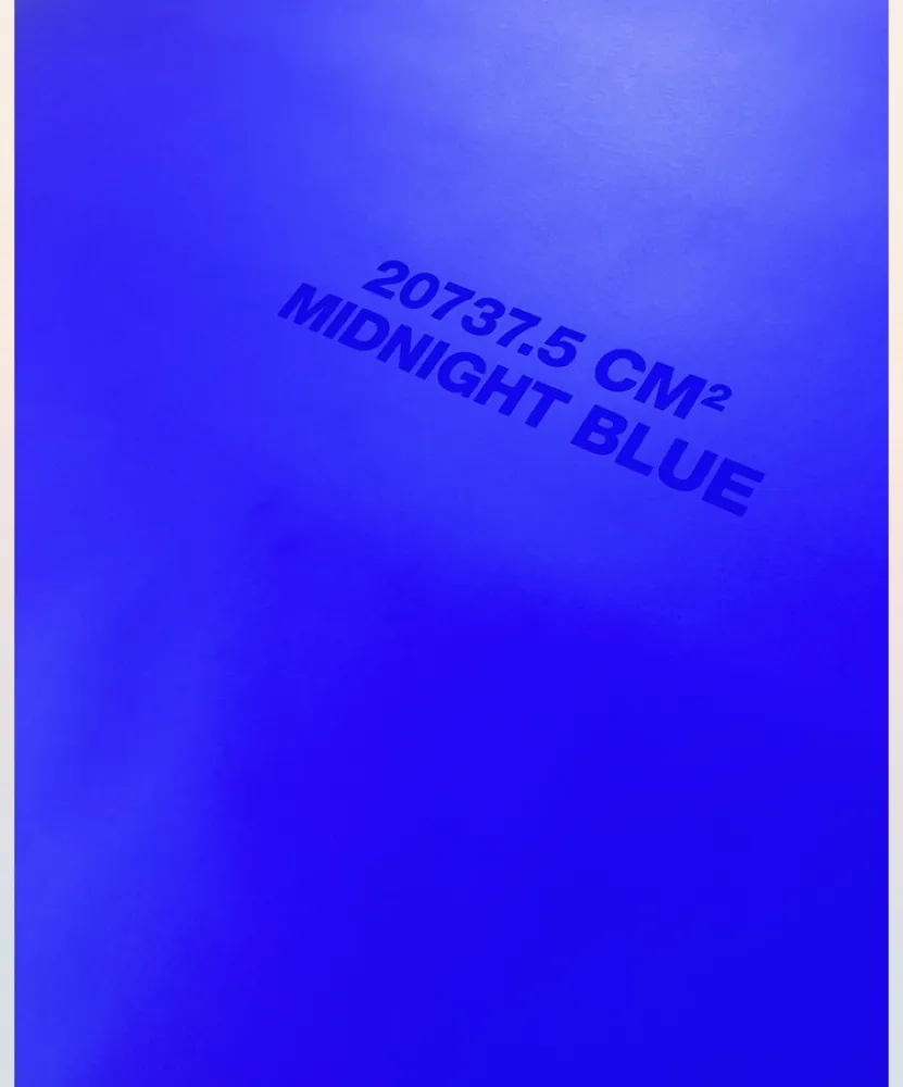 Sérigraphie Nannucci - 20737,5 cm2 midnight blue