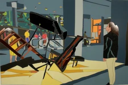 Sérigraphie Nespolo - Giusy e De Suvero