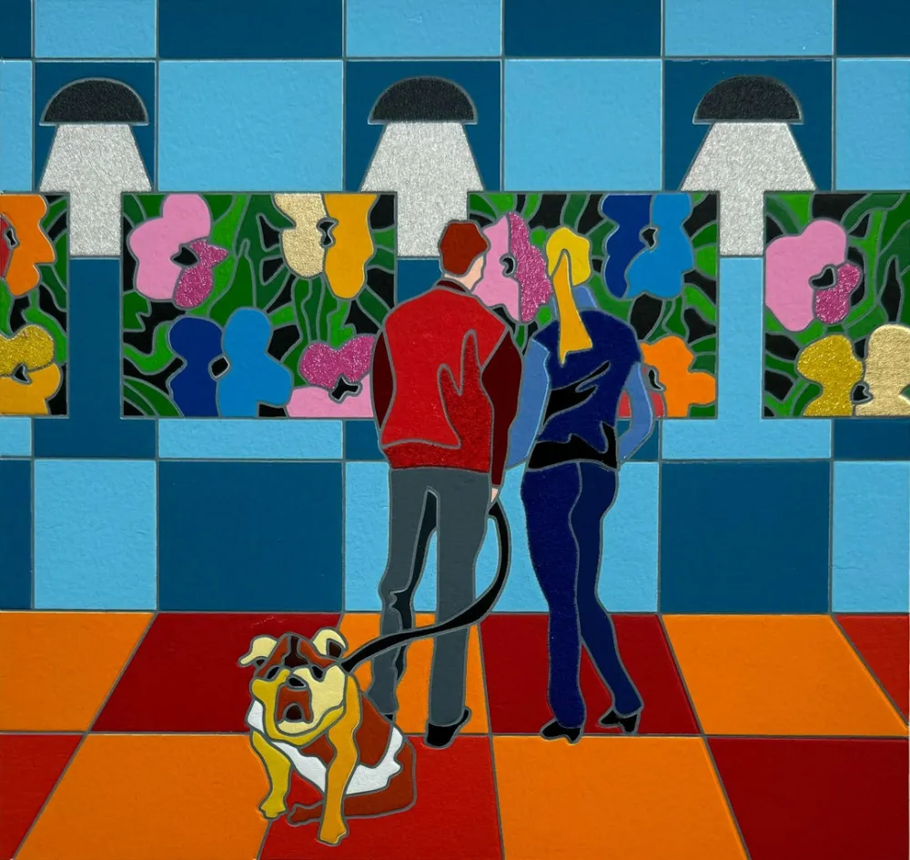 Sérigraphie Nespolo - Pop walk