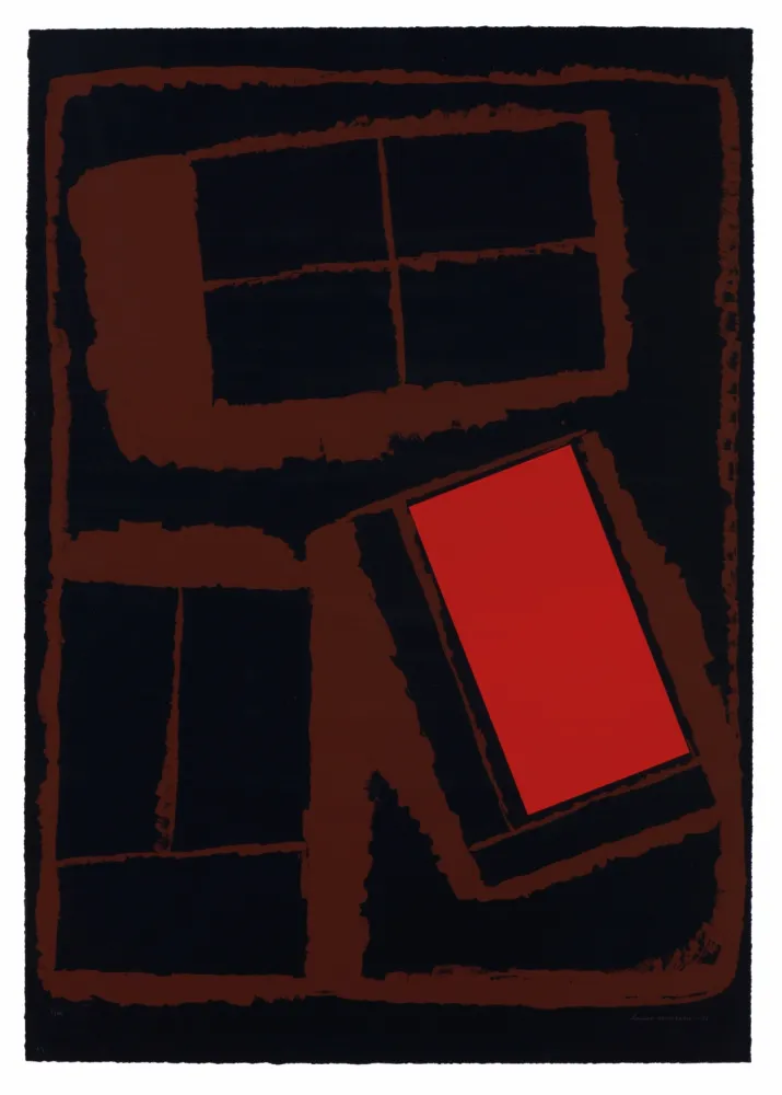 Sérigraphie Nevelson - Untitled