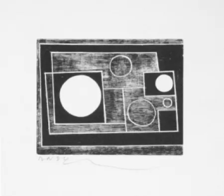 Gravure Sur Bois Nicholson - Sans titre