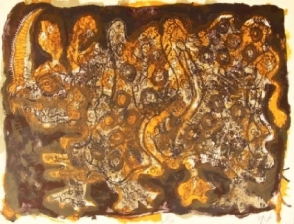 Lithographie Nieto -  Nashorn 