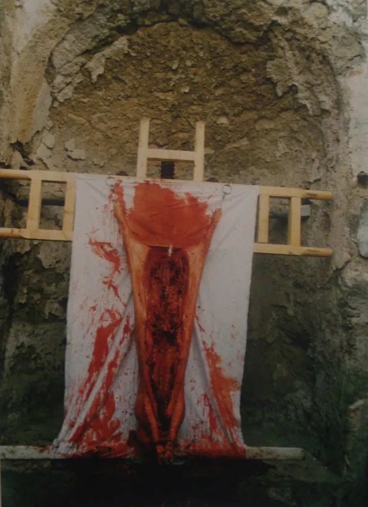 Photographie Nitsch - 96 Aktion – Giardini San Martino, Napoli, I