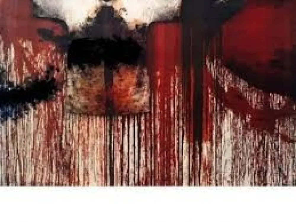 Aucune Technique Nitsch - Übermalte Bild